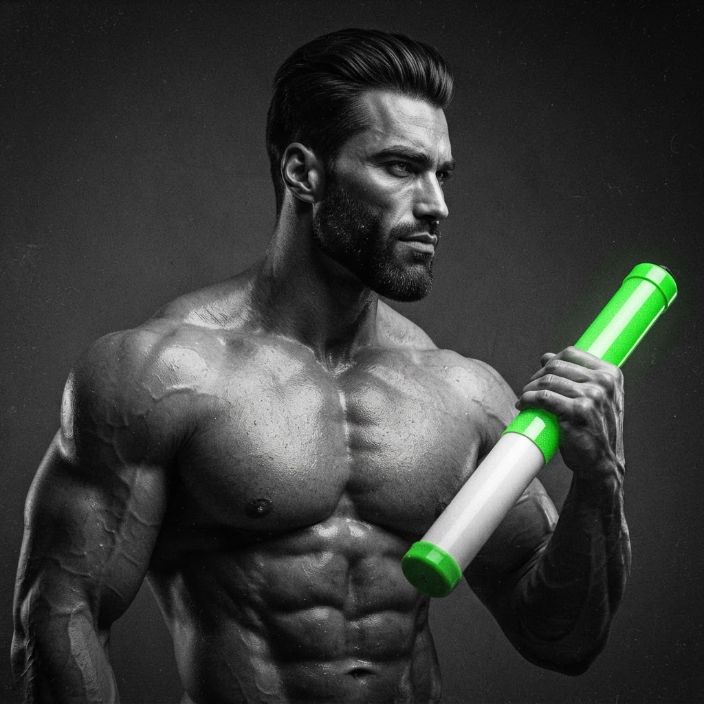 BATONCHAD curling his baton in the gym
